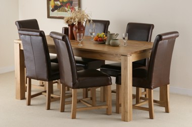 Solid Oak Dining Table Sets