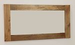 1200mm x 600mm Mirror with Solid Light Mango Frame