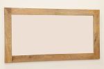 1500mm x 800mm Mirror with Solid Light Mango Frame
