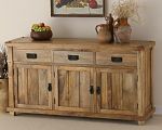 Baku Light Mango 3 Drawer 3 Door Sideboard