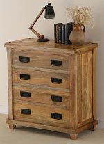 Baku Light Mango 4 Drawer Chest