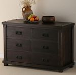 Baku Dark Mango 6 Drawer Chest