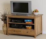 Chaucer Solid Oak TV / DVD / VCR Cabinet