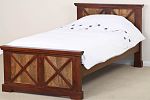 Corsica Teak Mango Single Bed