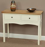 Cotswold Cream Painted Shaker Solid Oak Console / Hall Table