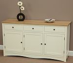 Cotswold Cream Painted Shaker Solid Oak 5' Sideboard