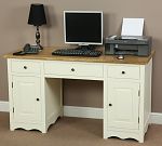 Cotswold Cream Painted Shaker Solid Oak Compact Computer Desk