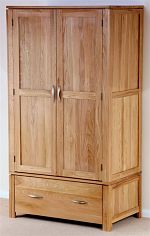 Alto Solid Oak Wardrobe