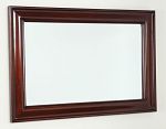 900mm x 600mm Solid Mahogany Mirror
