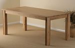 Carva Solid Oak 6ft x 3ft Dining Table