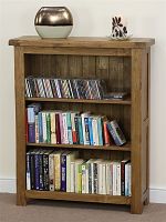 Rustic Wide Bookcase