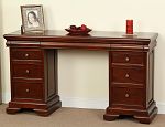Sleigh Solid Mahogany 6+3 Drawer Dressing Table/Computer Desk