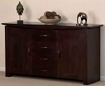 Tokyo Solid Dark Mango Large Sideboard