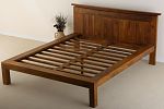 Tokyo Brown Teak Mango King-Size Bed