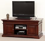 Louis Philippe Solid Mahogany Widescreen TV Stand