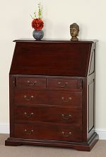 Louis Philippe Solid Mahogany Writing Bureau