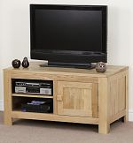 Oakdale Solid Oak Widescreen TV / DVD / VCR Cabinet