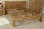 Tokyo Solid Oak Super King-Size Bed