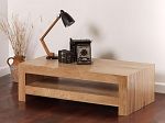 Nero Solid Oak Coffee Table