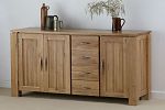 Galway Solid Oak Large Sideboard with Drawers