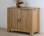 Galway Solid Oak Narrow Sideboard Storage Cabinet