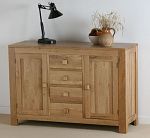 Oakdale Solid Oak Large Sideboard