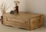 Cairo Storage Chest / Trunk in Solid Oak