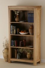 Andorra Solid Oak Tall Bookcase