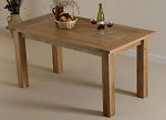 Newark Solid Oak 5ft x 2ft 8" Dining Table