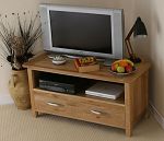 Newark Solid Oak Corner TV / VCR / DVD Cabinet
