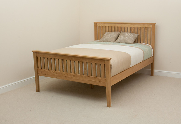Chaucer Solid Oak 5ft King-Size Bed