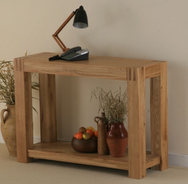 Alto Solid Oak Console / Hall Table