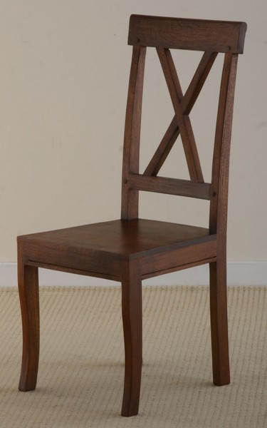 Corsica Brown Teak Mango Dining  Chair