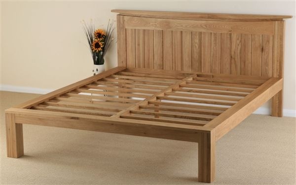 Tokyo Solid Oak King-Size Bed