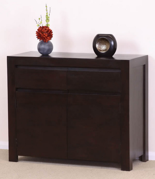 Pablo Dark Mango 2 Door 2 Drawer Cabinet