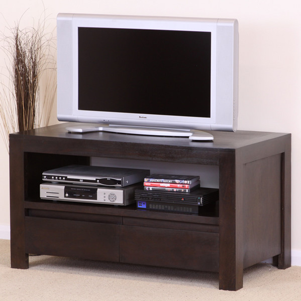 Pablo Dark Mango 2 Drawer TV Cabinet
