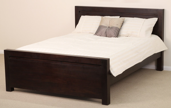 Pablo Dark Mango King-Size Bed