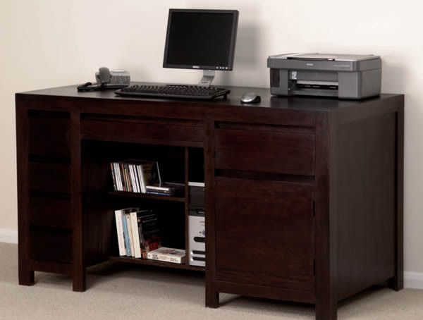 Pablo Dark Mango Computer Desk