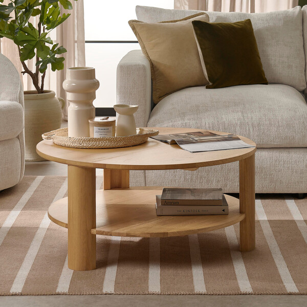 Halo Natural Oak Coffee Table | Oak Furnitureland