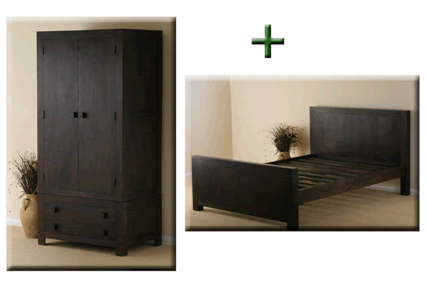 Mantis Dark Bedroom Set