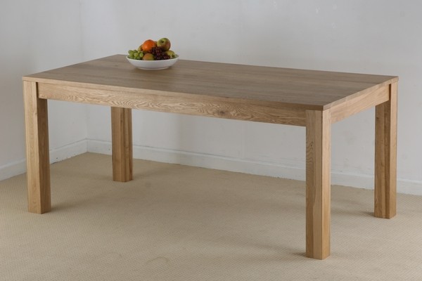 Oak Furniture Land Oakdale Solid Oak 6ft Dining Table