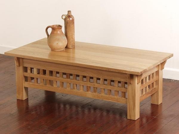 Oak Furniture Land Zenda Solid Oak Coffee Table