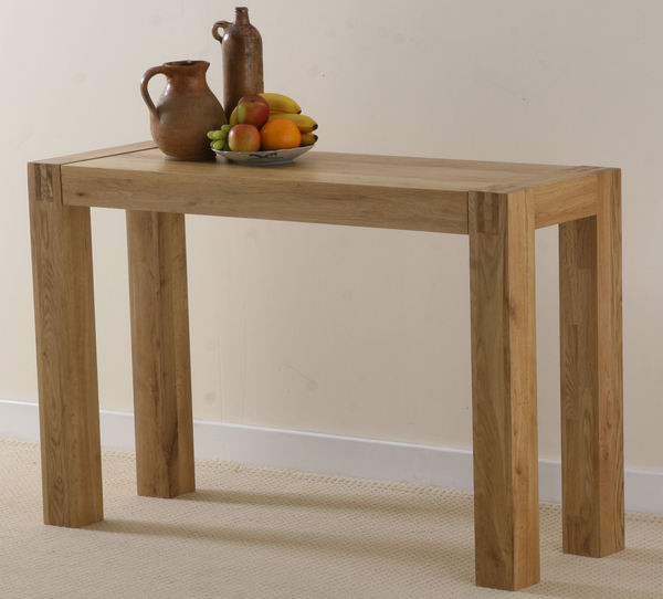 Oak Furniture Land Forseti Solid Oak Hall / Console Table