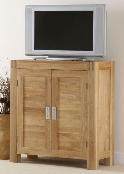 Oak Furniture Land Forsetti Solid Oak Hi Fi / CD Storage / Media Unit