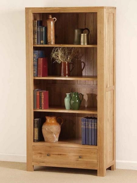 Oak Furniture Land Dakar Solid Oak Tall Bookcase
