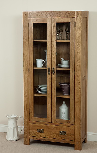 Quercus Solid Oak Glazed Dresser