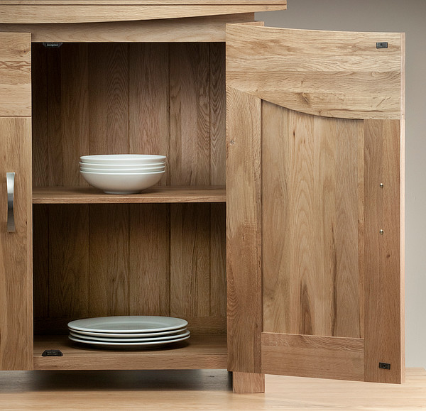 Tokyo Natural Solid Oak Glazed Dresser Dining Room Furniture