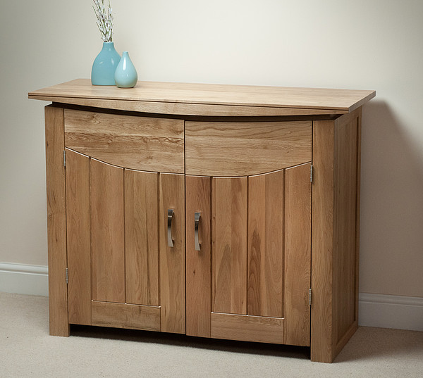 Tokyo Natural Solid Oak Small Sideboard Oak Furniture Land