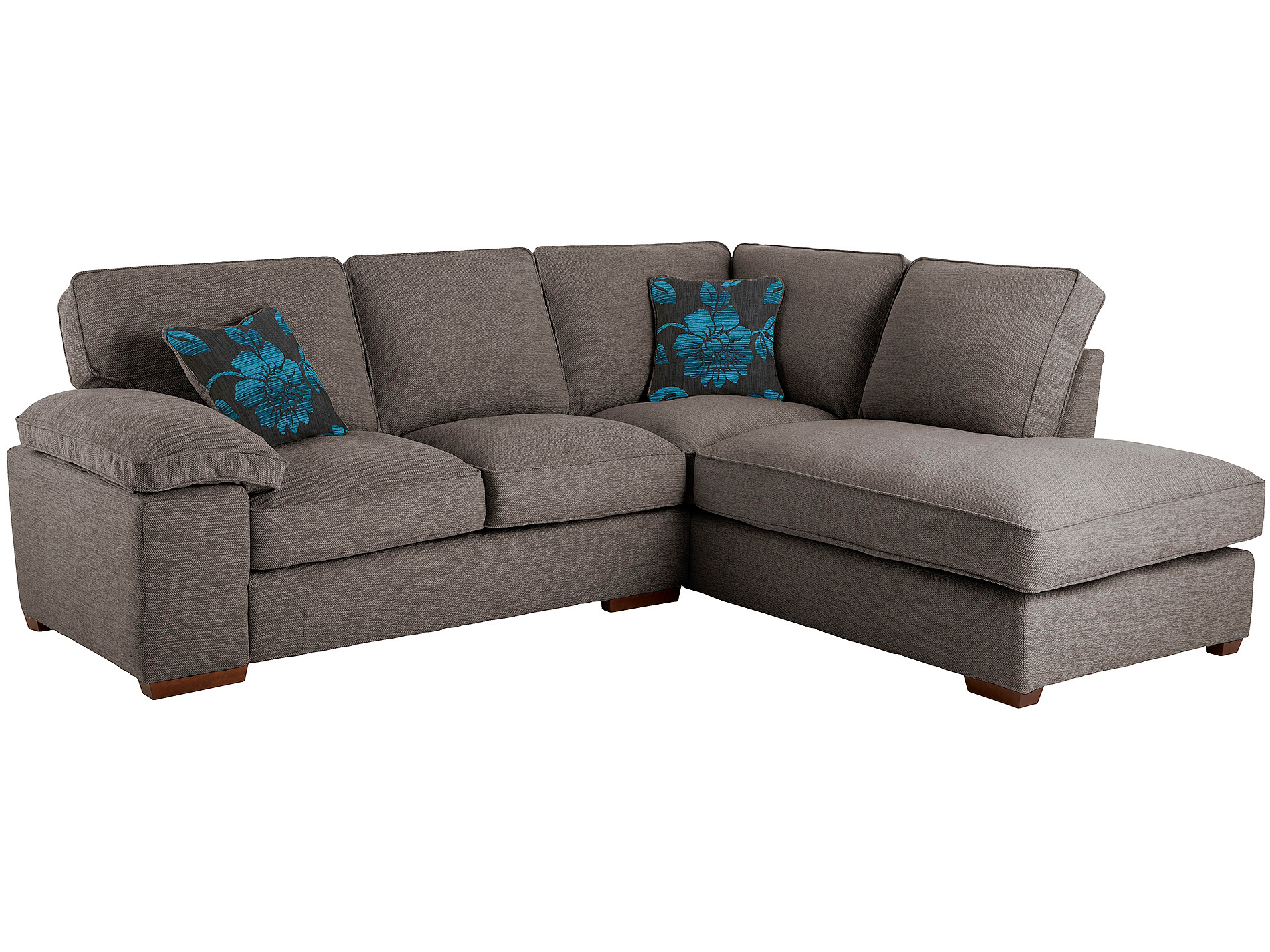 Adelphi Corner Sofa Left Facing in Aero Charcoal
