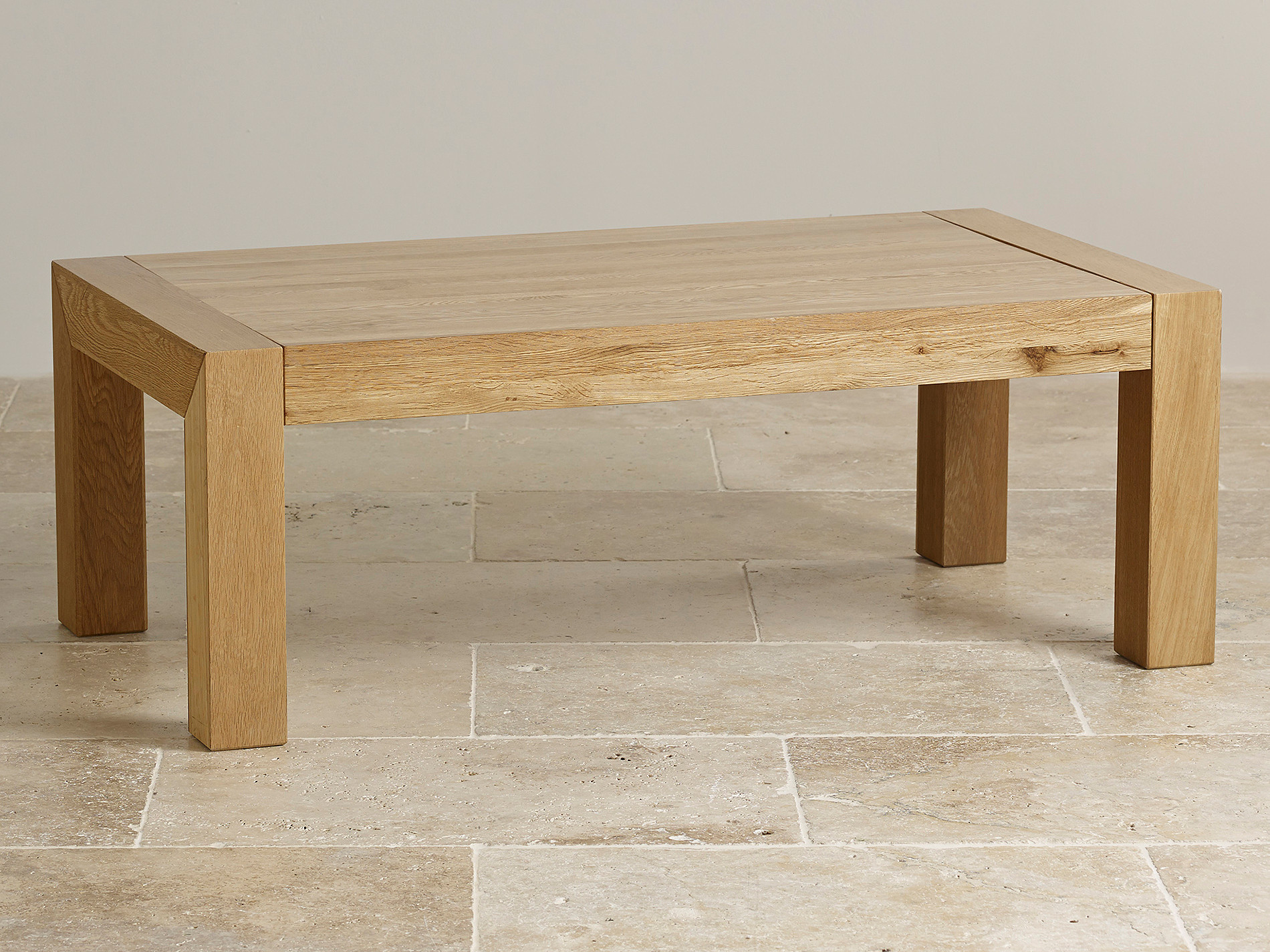 Fresco Natural Solid Oak Coffee Table Living Room Furniture